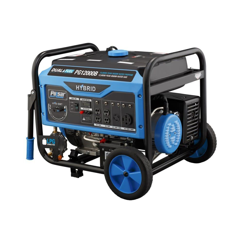 Pulsar Products 12,000 Watt Dual Fuel 50-State Portable Generator, large image number 2
