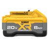 DEWALT 20V MAX 20V 8Ah Lithium Ion Power Tool Battery Pack with Fuel Indicator (2 Pack), small image number 4