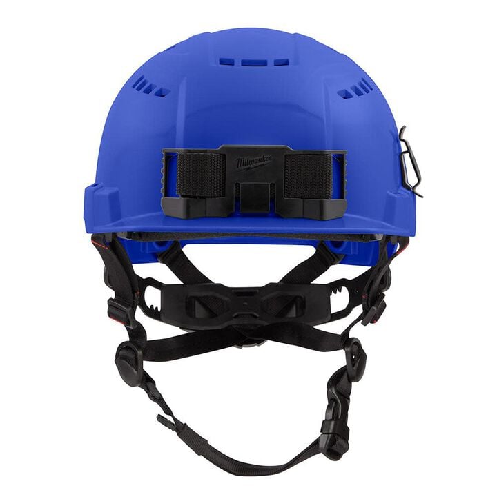 Milwaukee Blue Front Brim Vented Helmet with BOLT Class C, large image number 5
