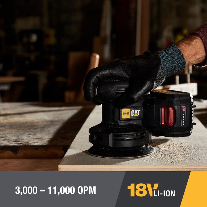 CAT 18V 1 FOR ALL Random Orbit 5 in Sander/6 in Polisher Cordless (Bare Tool), large image number 7