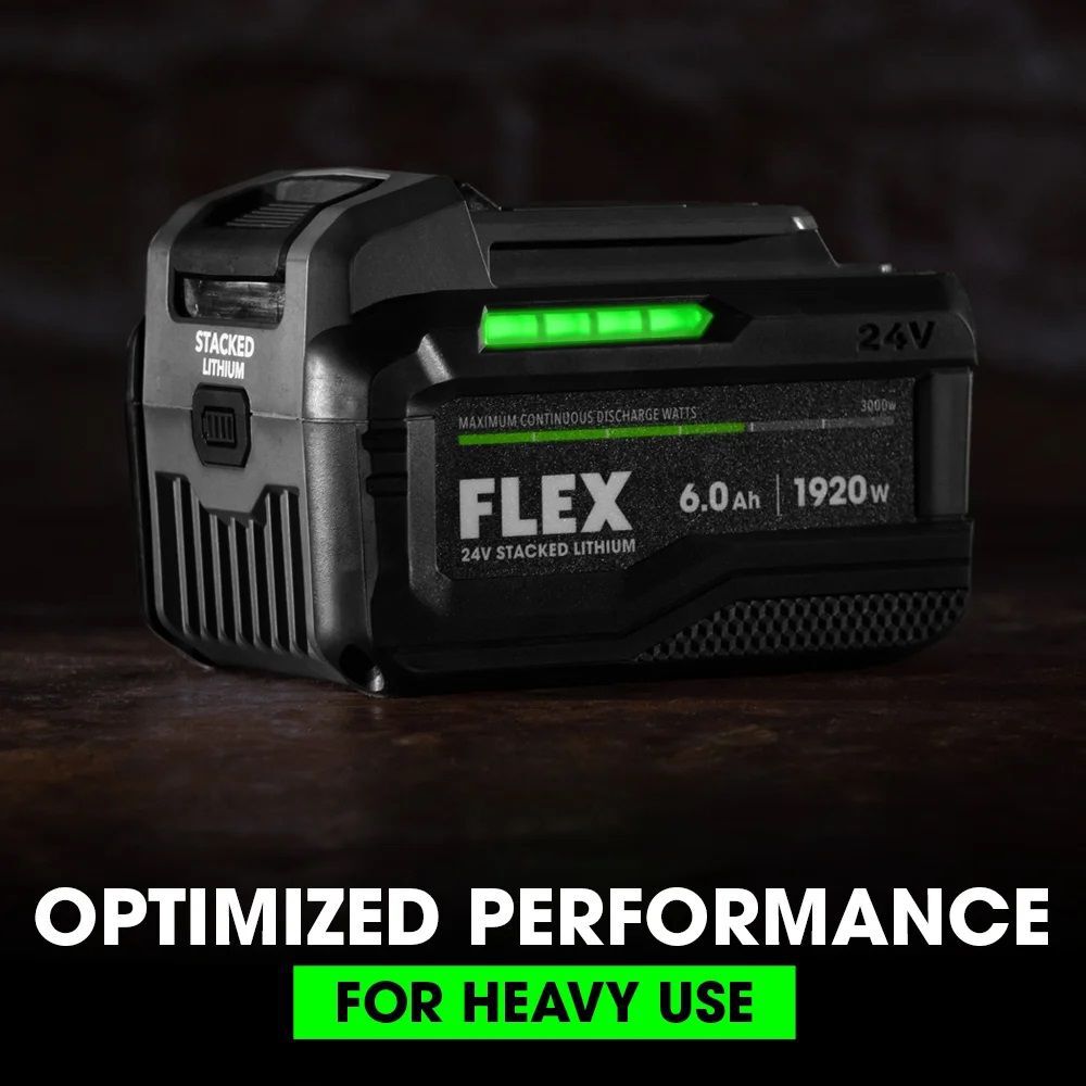 FLEX Stacked Lithium 24V 6Ah Lithium Ion Power Tool Battery Pack with Fuel Indicator, large image number 5
