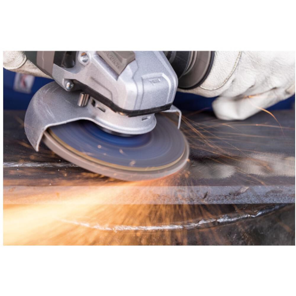 Pferd 4-1/2 Inch x 7/8 Inch, Z SG POWER STEELOX, 120 Grit, T29, Hole Mount Flap Disc Bundle, 10 Pieces, large image number 3
