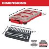 Milwaukee 3/8 32pc Ratchet and Socket Set in PACKOUT - Metric, small image number 5
