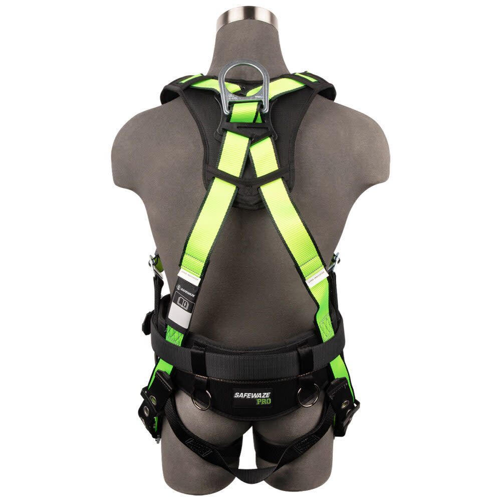 Safewaze PRO Construction Harness: 3D, MB Chest, TB Legs, large image number 2