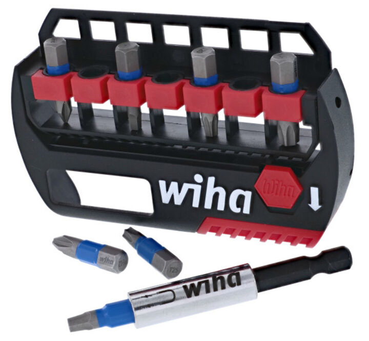 Wiha Promotional Impact Bit Set With Magnetic Bit Holder 1in Bits 8pc, large image number 1