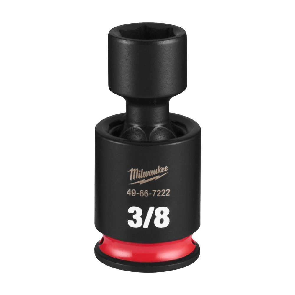 Milwaukee SHOCKWAVE Impact Duty 1/4 Inch Drive 3/8 Inch Standard Swivel Socket - 49-66-7222