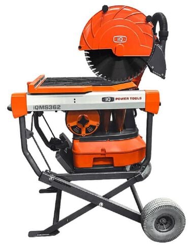 iQ Power Tools 16.5 in Masonry Saw Dust Control with Stand