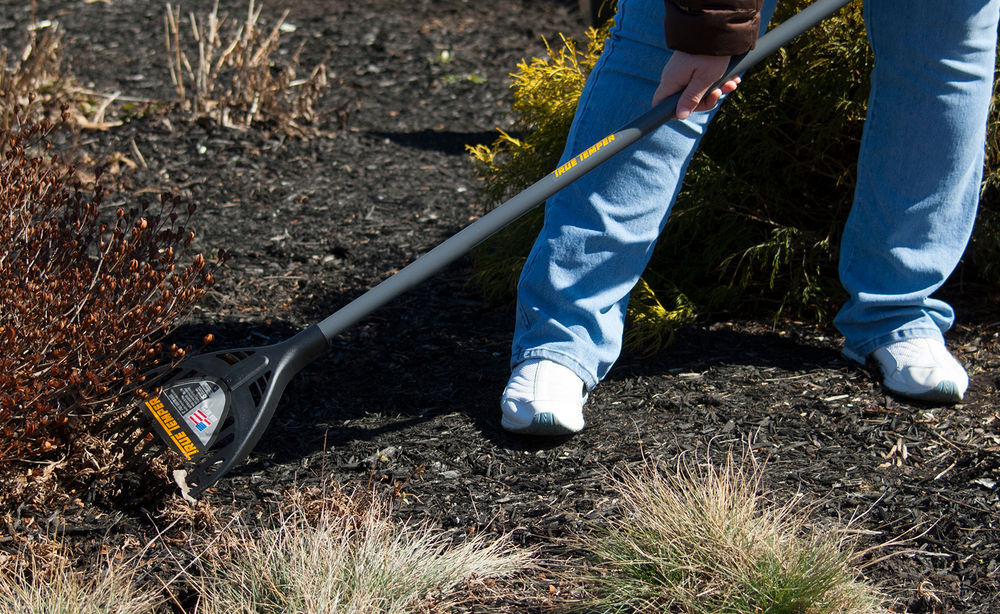 True Temper 8 In. Poly Head 11-Tine Shrub Rake with 60 In. Steel Handle, large image number 3