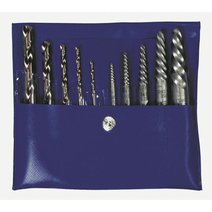 Irwin 10pc Straight Extractor and Drill Bit Set