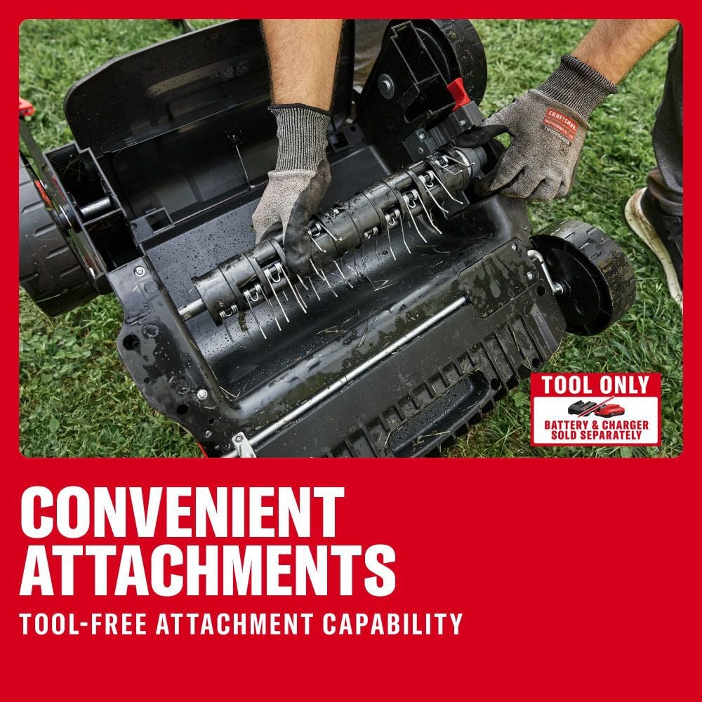 CRAFTSMAN 2XV20 Brushless RP Dethatcher Scarifier (Bare Tool), large image number 5