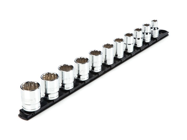 Tekton 1/2 Inch 12 Point Socket Set, 11 Pieces (3/8-1 Inch), large image number 0