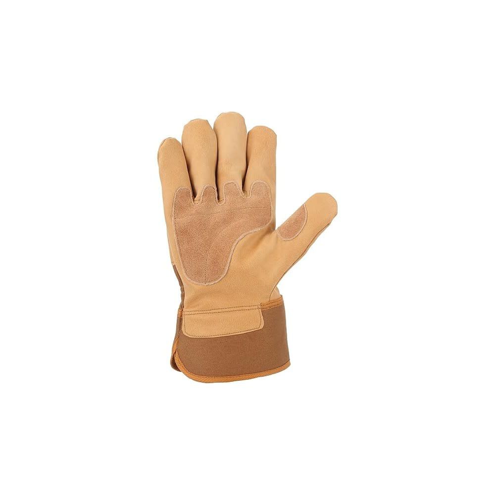Carhartt Duck and Synthetic Leather Safety Cuff Work Gloves Mens, large image number 3