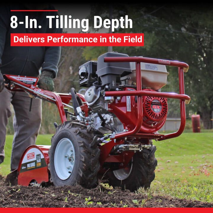 Maxim 270CC Honda GX270 Hydraulic Rear Tine Tiller, large image number 13