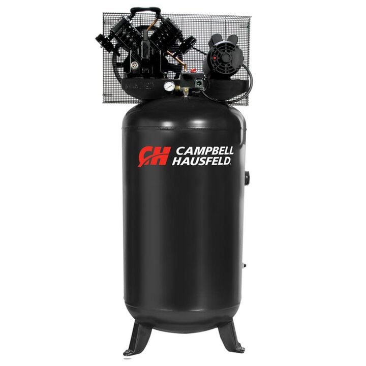 Campbell Hausfeld Air Compressor 80 Gallon Vertical 5 HP 22 Amps 1 Phase