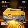 DEWALT 20V MAX 20V 8Ah Lithium Ion Power Tool Battery Pack with Fuel Indicator (2 Pack), small image number 5