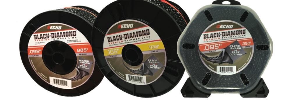 Echo Black Diamond Trimmer Line – 5 lb Spool – .105 In. – 330105075
