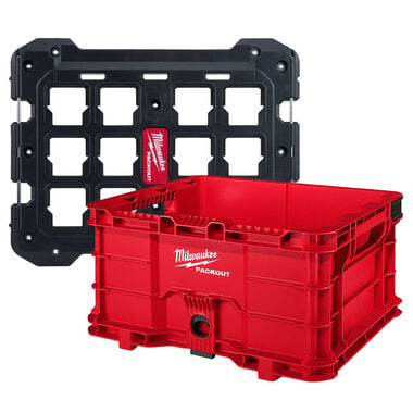 Milwaukee PACKOUT Crate and Mounting Plate Bundle