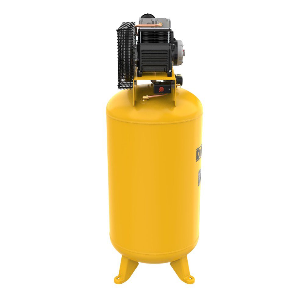 DEWALT 80-Gallon High-Flow 5 HP 155 PSI Cast Iron Oil-Lubricated Belt Drive Stationary Air Compressor, large image number 5