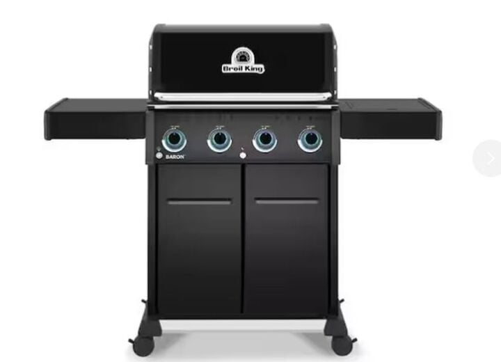 Broil King Baron 420 Pro Shadow 4 Burner Propane Gas Grill Black