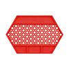 Boltster Multi-Hex Magnetic Fastener Organizer Tray Red, small image number 2