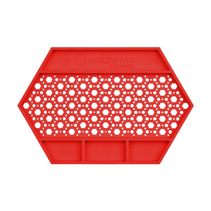 Boltster Multi-Hex Magnetic Fastener Organizer Tray Red, large image number 1