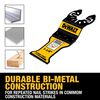 DEWALT Oscillating 1 1/4 Inch PLUNGEPOINT General Purpose Blade, 25 Pack, small image number 5