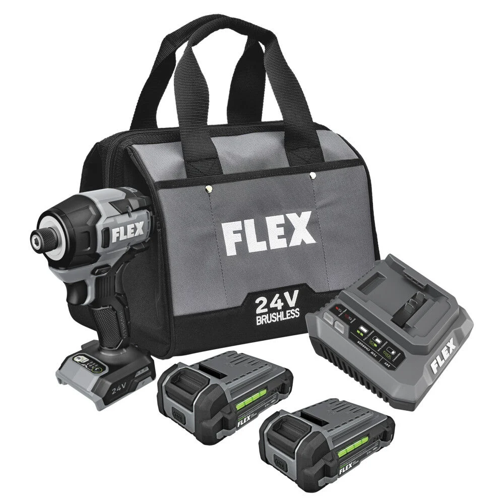 FLEX 1/4 Inch Hex Impact Driver Kit, large image number 1