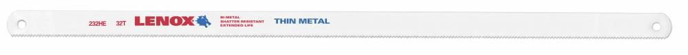 Lenox 12 In. x 1/2 In. x 0.0223 In. 32TPI Hacksaw Blade 10 Pack - 20146-V232HE
