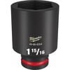Milwaukee Impact Socket 3/4in Drive 1 15/16in Deep 6 Point, small image number 1