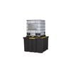 Justrite EcoPolyBlend Black IBC Indoor Pallet with Forklift Pockets, small image number 1