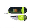 AL MAR Knives 1.3in Stinger Keychain Fixed Knife, Green, small image number 3