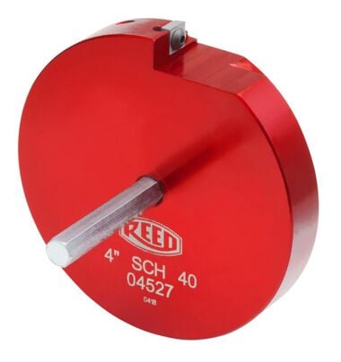 Reed Mfg Plastic Pipe Fitting Reamer 4in, large image number 0