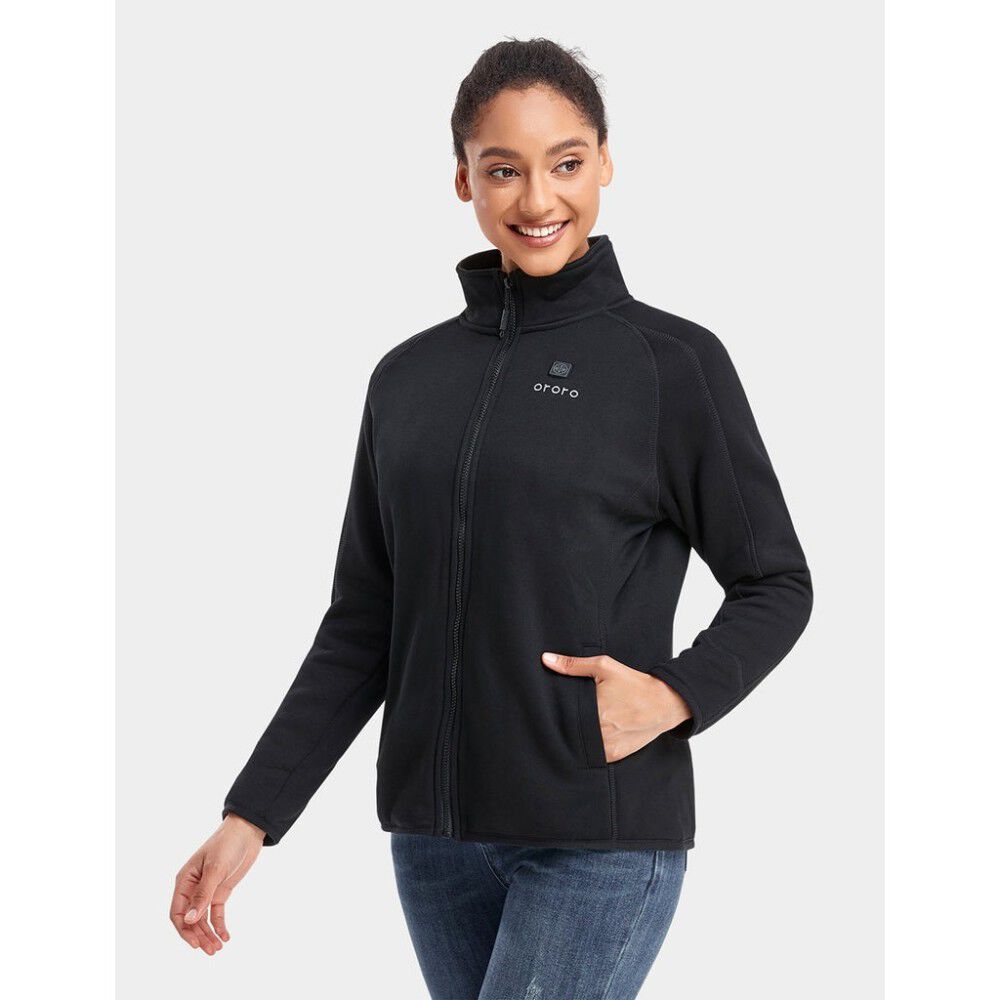 ORORO Womens Heated Fleece Jacket Kit, large image number 4