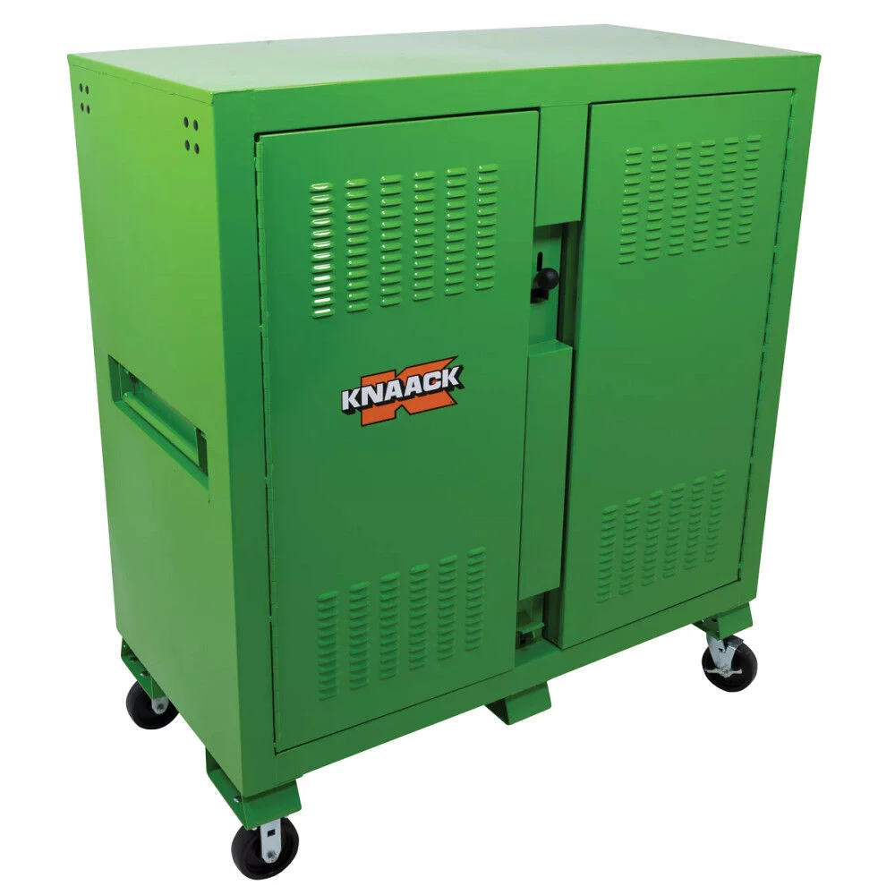 Knaack Model 139-SK-02 Safety Kage 59.4 Cu-Ft. Green Steel Cabinet - 139-SK-02-KL