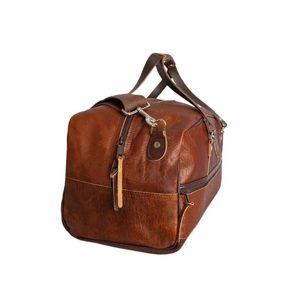 Duluth Pack Black Bison Leather Weekender Duffel, large image number 3