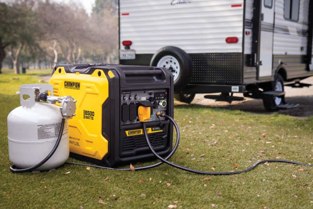 Champion Power Equipment 6500-Watt Wireless Remote Start Tri Fuel 49 State RV Ready Portable Inverter Generator with StartLINK, large image number 14