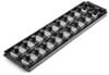 Tekton 20 Slot Universal Socket Organizer for 1/2 Inch Drive Sockets and Bit Sockets, Gray, small image number 2