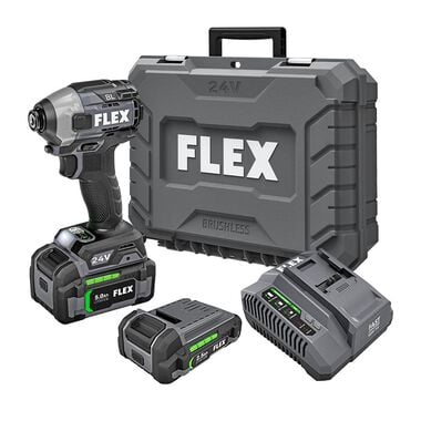 FLEX 1/4-In. Quick Eject Hex Impact Driver With Multi-Mode Kit, large image number 0