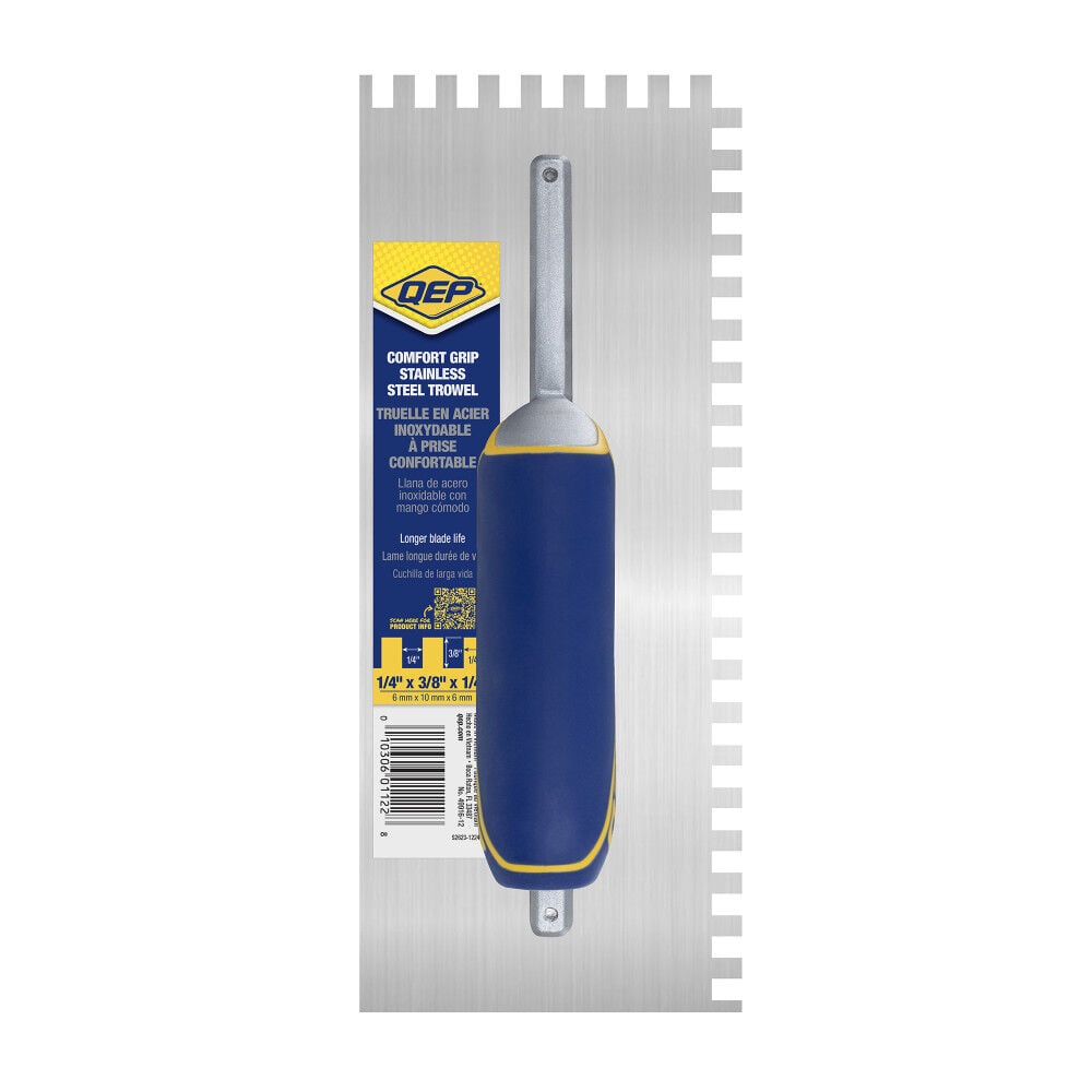 QEP 1/4 x 3/8 Mega Grip Trowel, large image number 6