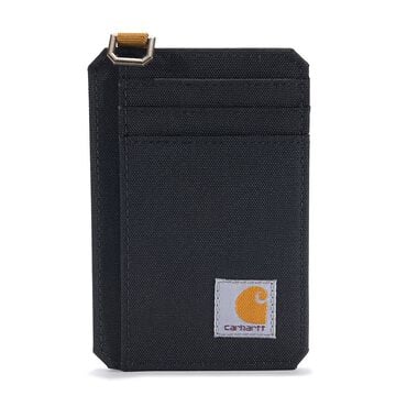 Carhartt Nylon Duck Front Pocket Wallet, One Size, Black