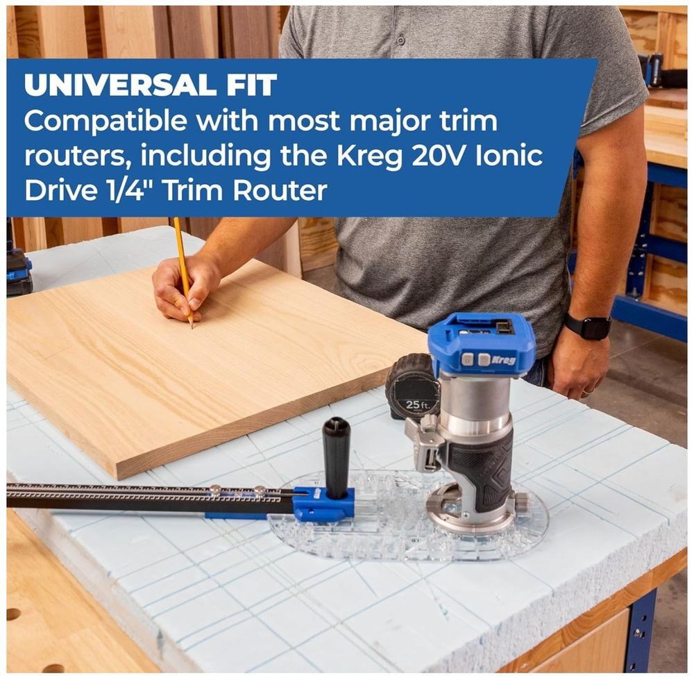 Kreg Trim Router Circle Guide, large image number 3