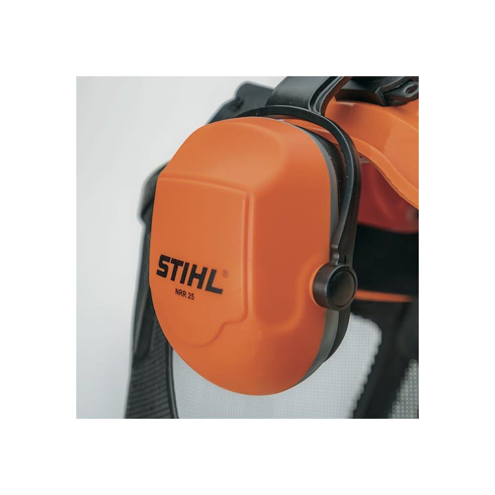 Stihl ProMark Helmet System & 36 Inch Apron Chaps Meshback Gloves Bundle, large image number 4