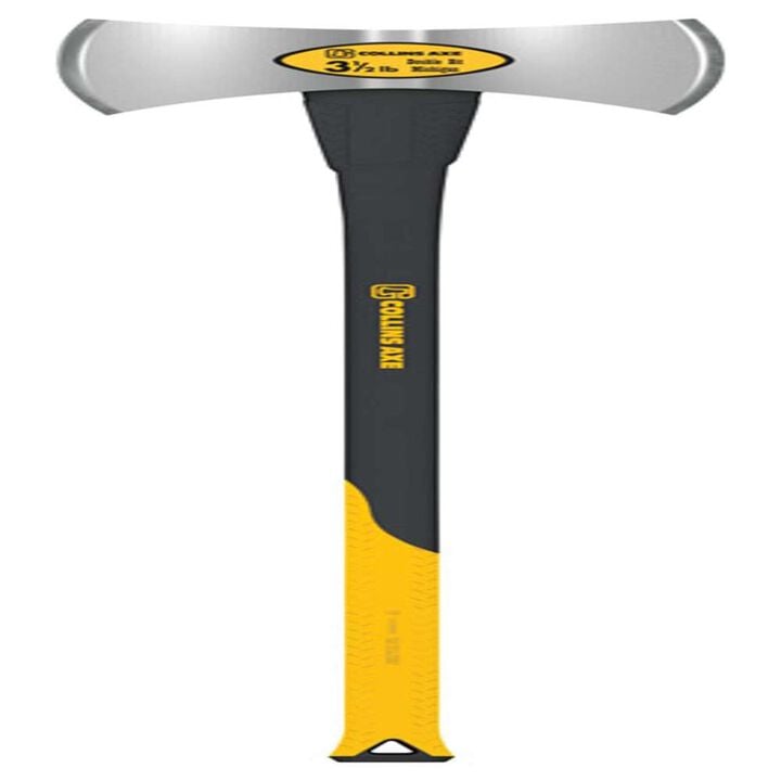 Truper 3 1/2 Lbs Head High Carbon Steel Blade Double Bit Michigan Axe