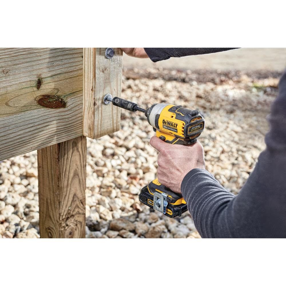 DEWALT 20V MAX Atomic Compact 1/4in Impact Driver with 2Ah Battery Bundle, large image number 5