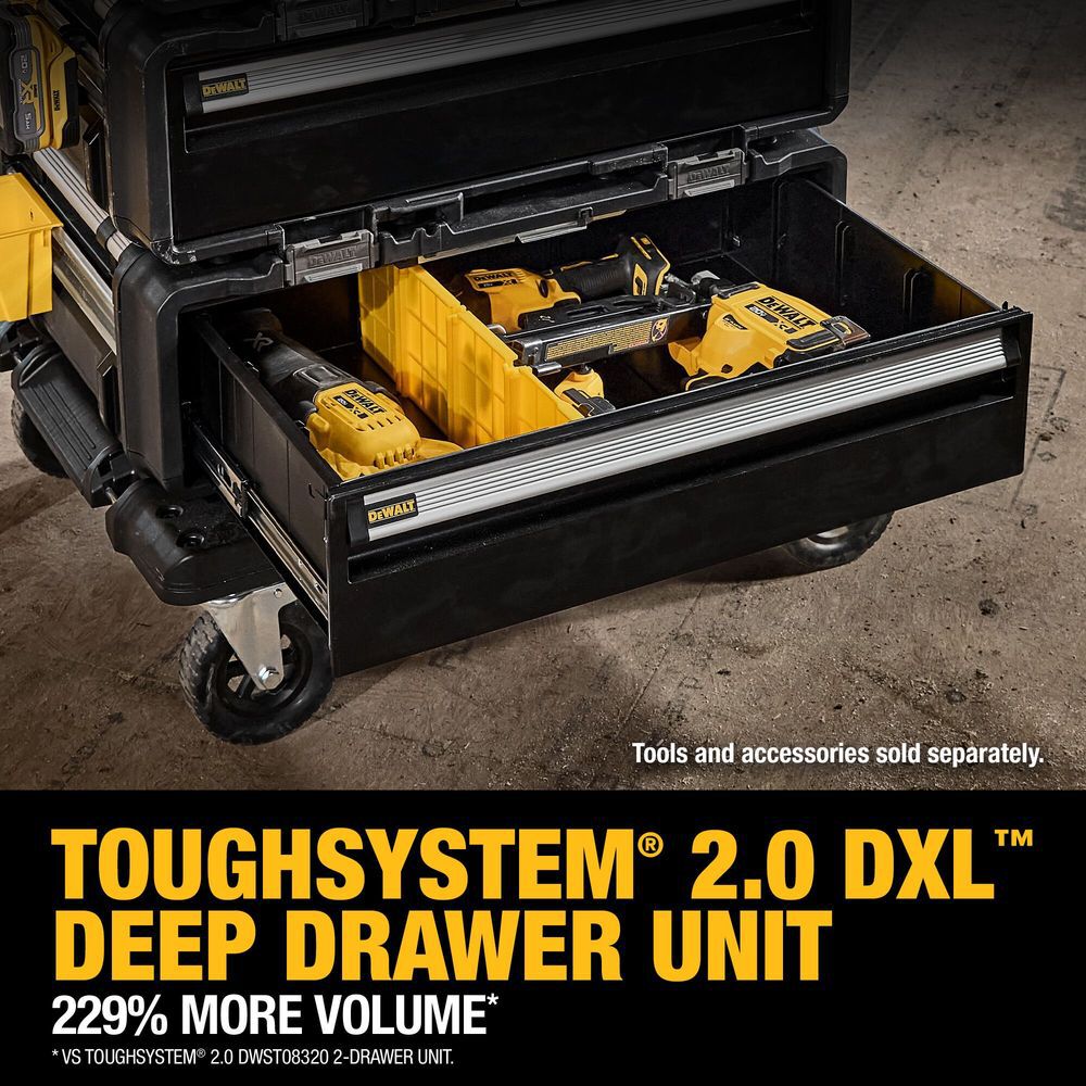 DEWALT TOUGHSYSTEM 2.0 DXL 30 Inch 1 Deep Drawer Unit, large image number 2