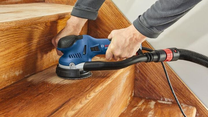 Bosch 5in Medium Hook & Loop Multi Hole Sanding Pad, large image number 3