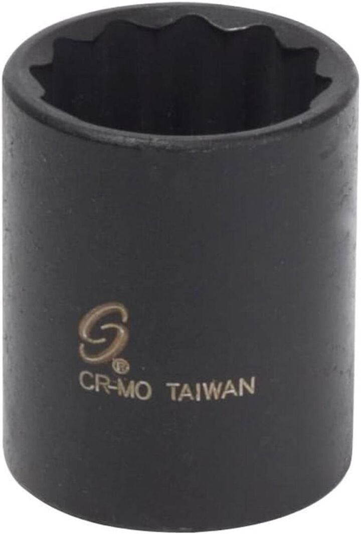Sunex 3/8 Inch Drive 13mm 12 Point Metric Standard Impact Socket, large image number 0
