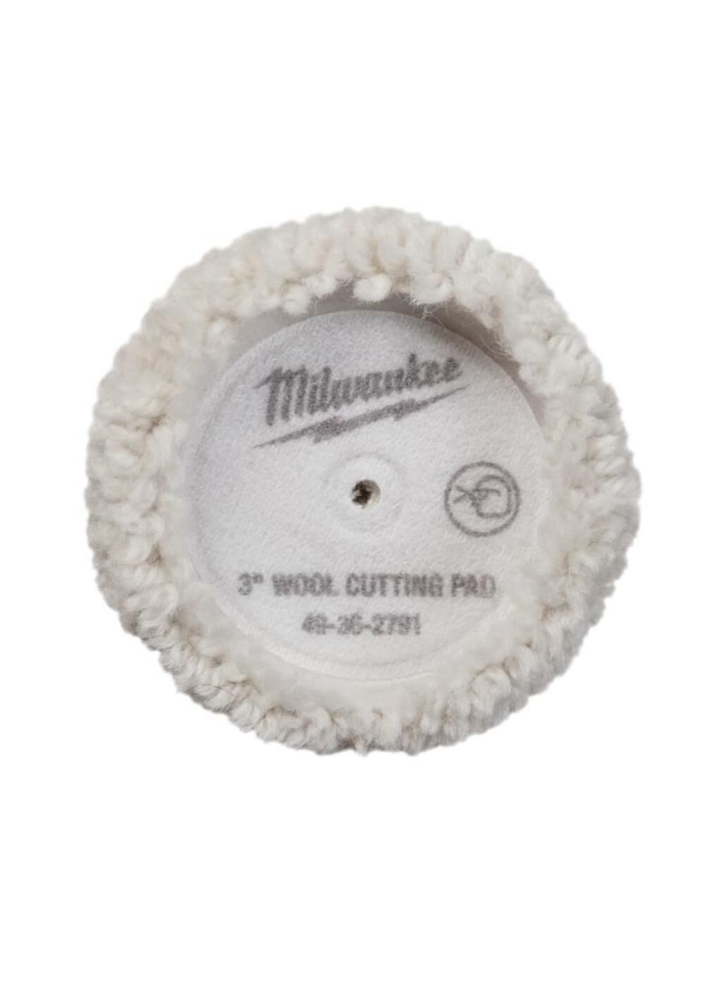 Milwaukee 3 in. Wool Cutting Pad 5PC, large image number 3
