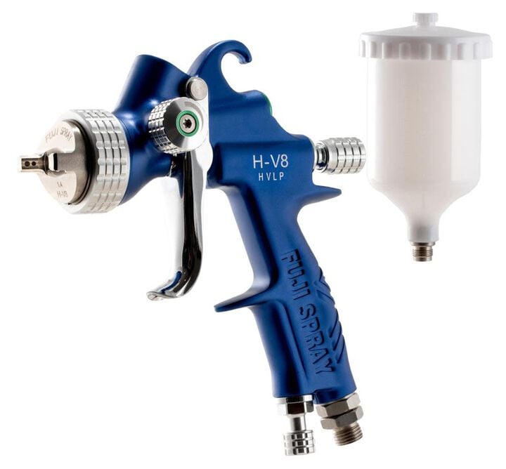 Fuji Spray H-V8 Spray Gun - 1.4mm - 600cc Nylon Cup, large image number 0