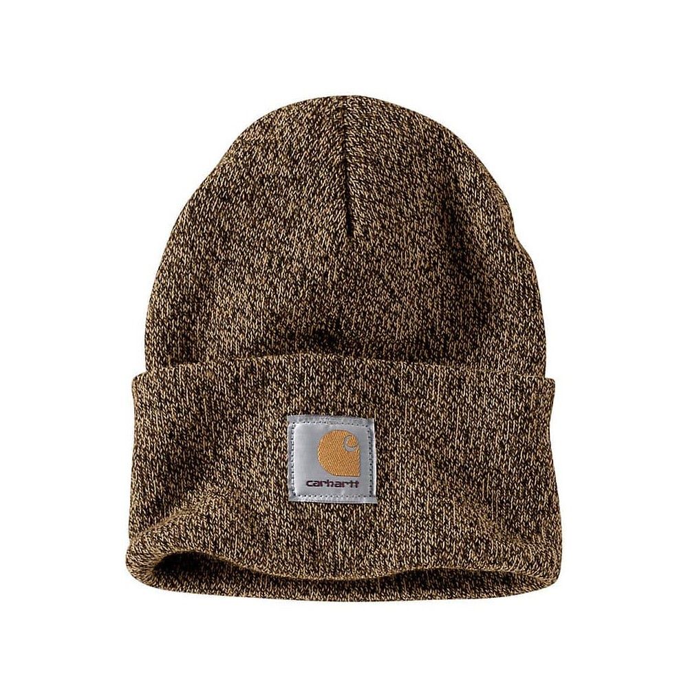 Carhartt Cuffed Beanie/Watch Hat Mens Regular OS Acrylic Knit Dark Brown, large image number 1